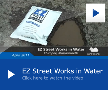 EZ Street Premium Cold Asphalt Works in Water and all Weather